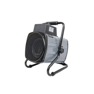 Termosuflanta electrica monofazata 220-240V. 2.4 kw. suprafata incalzita 24 mp. volum aer incalzit 233 mc/h. termostat. dubla protectie la supraincalzire Breckner Germany