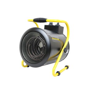 Termosuflanta electrica trifazata 380-400V. 5 kw. suprafata incalzita 48 mp. volum aer incalzit 411 mc/h. termostat. dubla protectie la supraincalzire Breckner Germany