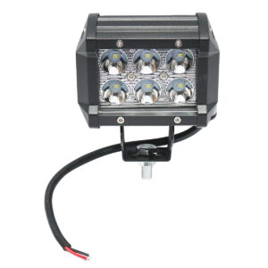 Lampa cu 6 LED-uri 10-30V 18W unghi radiere 30 de grade tip spot 4/9.8cm 6000K IP67 Breckner Germany