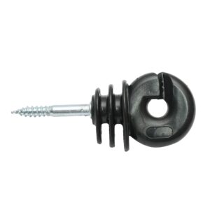 Izolator inelar Easy Drill negru fi 5.9mm 90x40 mm gard electric Breckner Germany