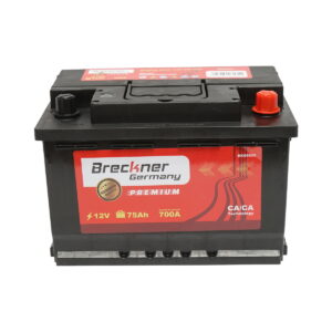Acumulator. baterie auto 75Ah. 700A. 12V BRECKNER PREMIUM