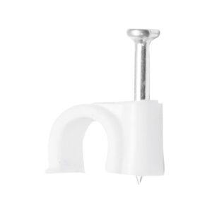 Clema cui 6mm pentru fixare cablu. 100 buc