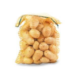 Sac plasa 500x800mm tip Raschel pentru legume 40Kg galben