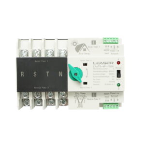 Comutator ATS trifazat 400V Dual Power. separator automat de la panouri fotovoltaice la retea ATS-4P-63A Leader