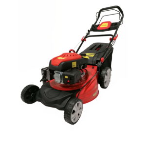 Masina de tuns gazon pe benzina. MG 53 AEM. OHV. 173 cc. latime taiere 533 mm. autopropulsie. evacuare laterala. mulcire. inaltime taiere 30-80 mm. 36 kg Breckner Germany