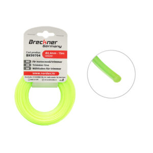 Fir rotund pentru motocoasa. 2.4 mm x 15 m Breckner Germany