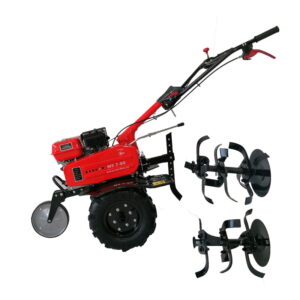 Motosapa pe benzina. MS 7-80. 2+1 viteze. 7 CP. 208 cc. latime lucru 80 cm. roti de cauciuc si freze incluse. 77 kg Breckner Germany