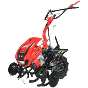 Motocultor pe benzina MT 7-100-PRO. 2+1 viteze. 7 CP. 208 cc. latime lucru 100 cm. far. roti de cauciuc si freze incluse. 80 kg Breckner Germany