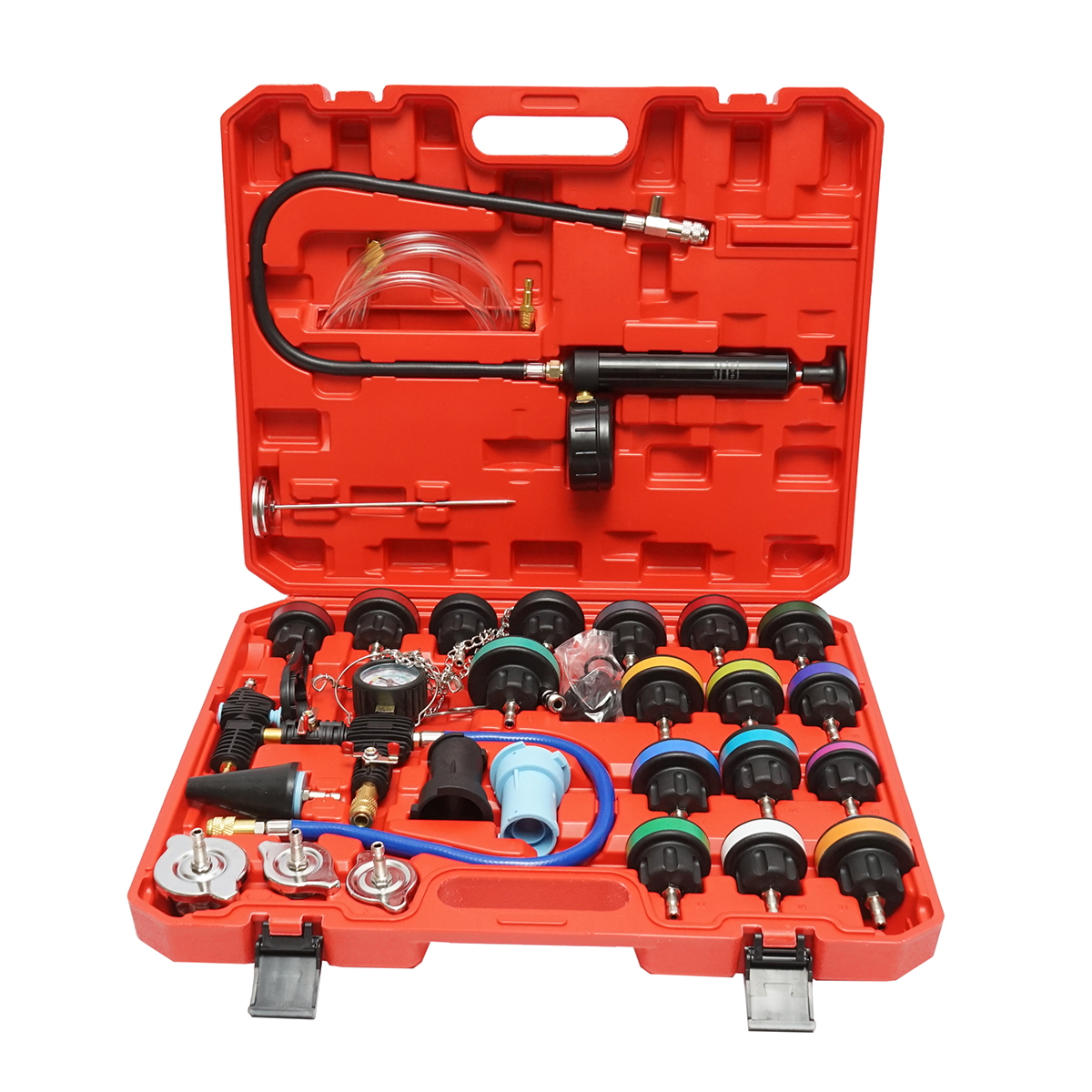 Kit testare presiune radiator, sistem de racire 28 piese Breckner Germany