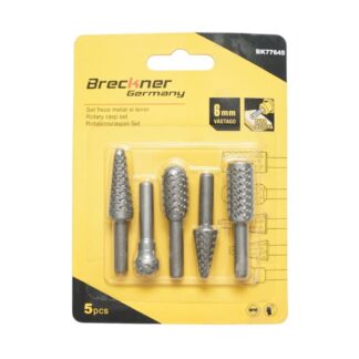 Set 5 freze 1/4 pentru lemn si metal Breckner Germany