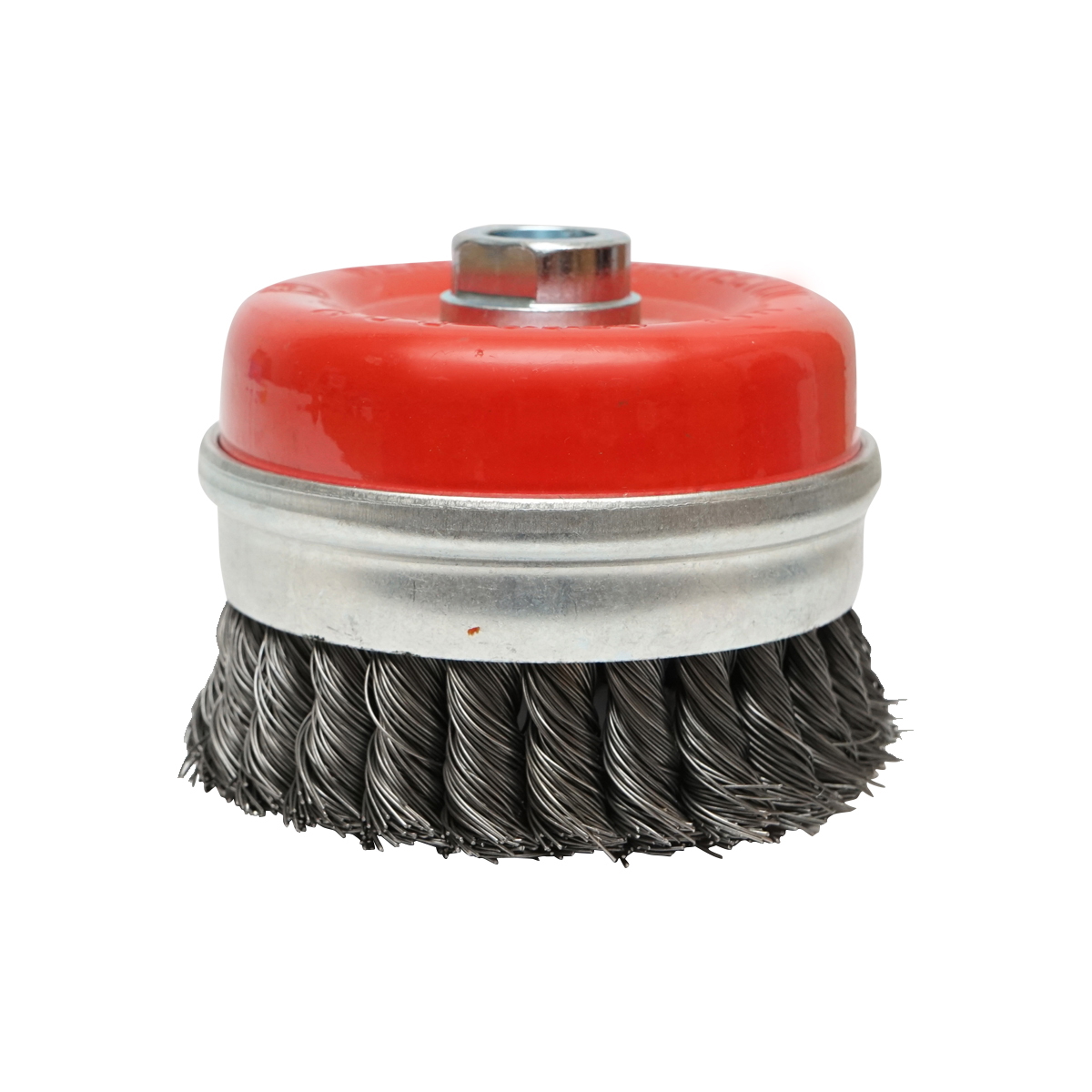 Perie sarma cu toroane tip cupa cu fir rasucit 100mm, M14 Breckner Germany
