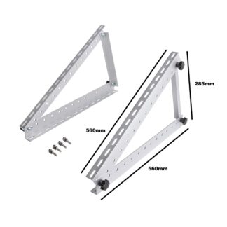 Set suporti tip triunghi pentru prindere panouri solare fotovoltaice 200W cu unghi reglabil Breckner Germany