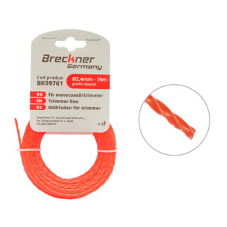 Fir rasucit pentru motocoasa 2.4mmx15m Breckner Germany