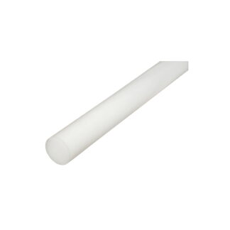 Bara poliamida, polioximetilena-poliacetal POM alba 1000x35mm 1.45 KG