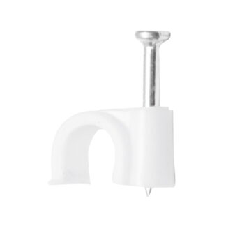 Clema cui 6mm pentru fixare cablu, 100 buc