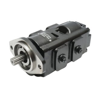 Pompa hidraulica tripla cu supapa 37/33CC pentru incarcator, manitou JCB cod OEM 332/F9031, 20/925581, 333/G5391, 7049532007