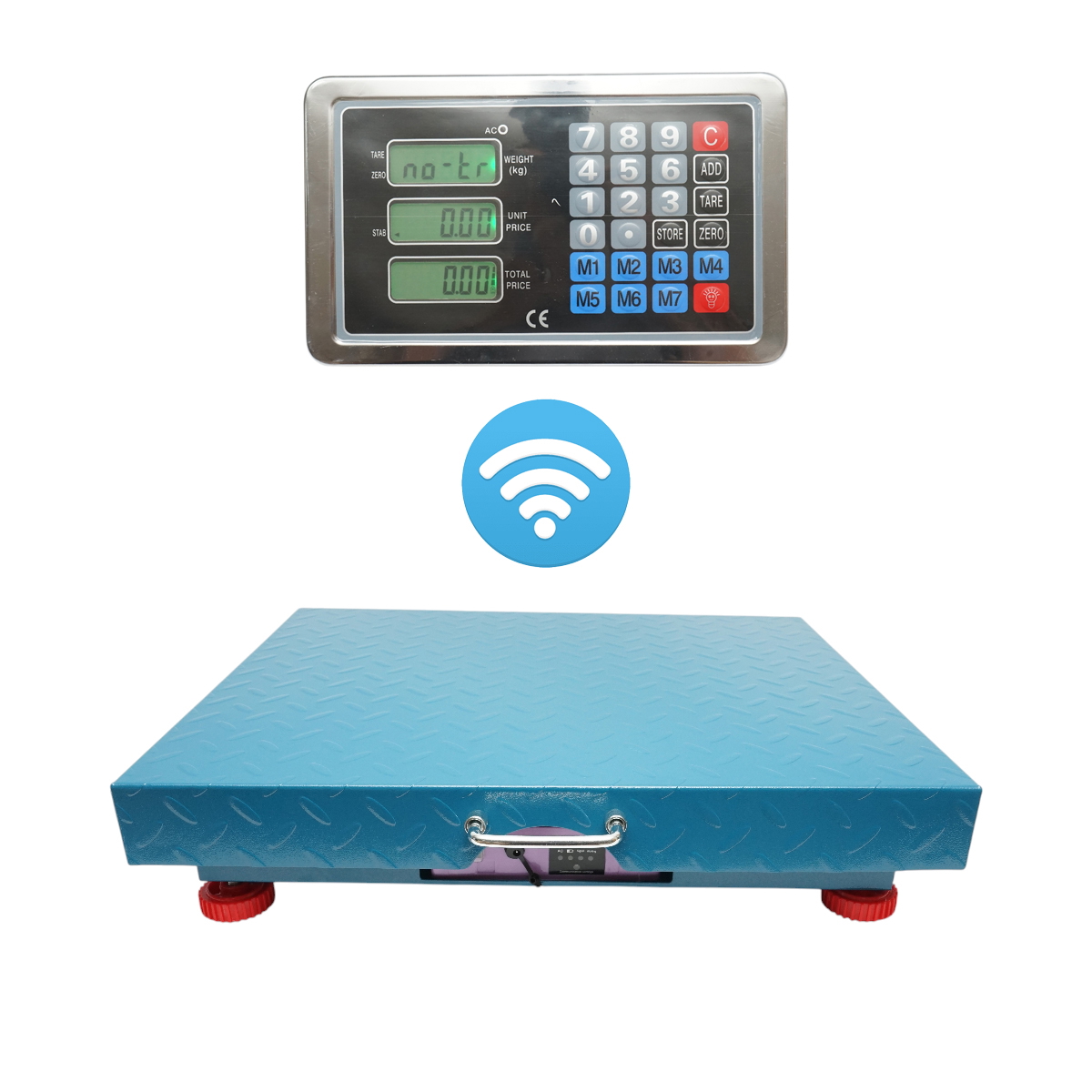 Cantar electronic de podea 700kg fara fir cu display WiFi, platforma 50x60cm Breckner Germany