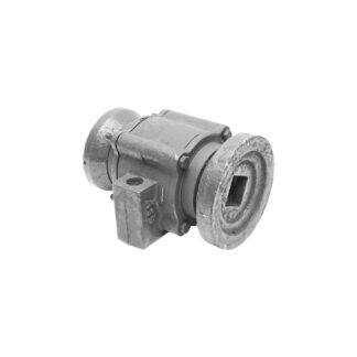 Lagar disc asamblat cu rulmenti 32015 si semimosoare - patrat de 40mm - distanta gauri 165mm