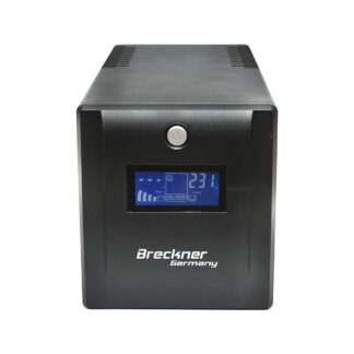 UPS 1000VA/600W cu baterii 2x7Ah si 4 prize schuko, LCD, USB, AVR Breckner Germany
