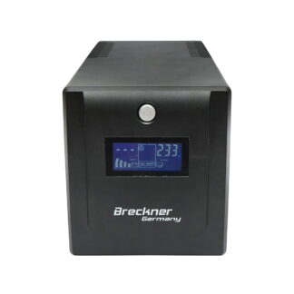 UPS 1000VA/600W cu baterii 2x7.5Ah si 4 prize schuko, LCD, USB Breckner Germany