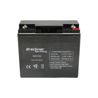 Baterie plumb acid 12V, 17Ah 20HR SLA pentru gard electric 180x75x165mm Breckner Germany