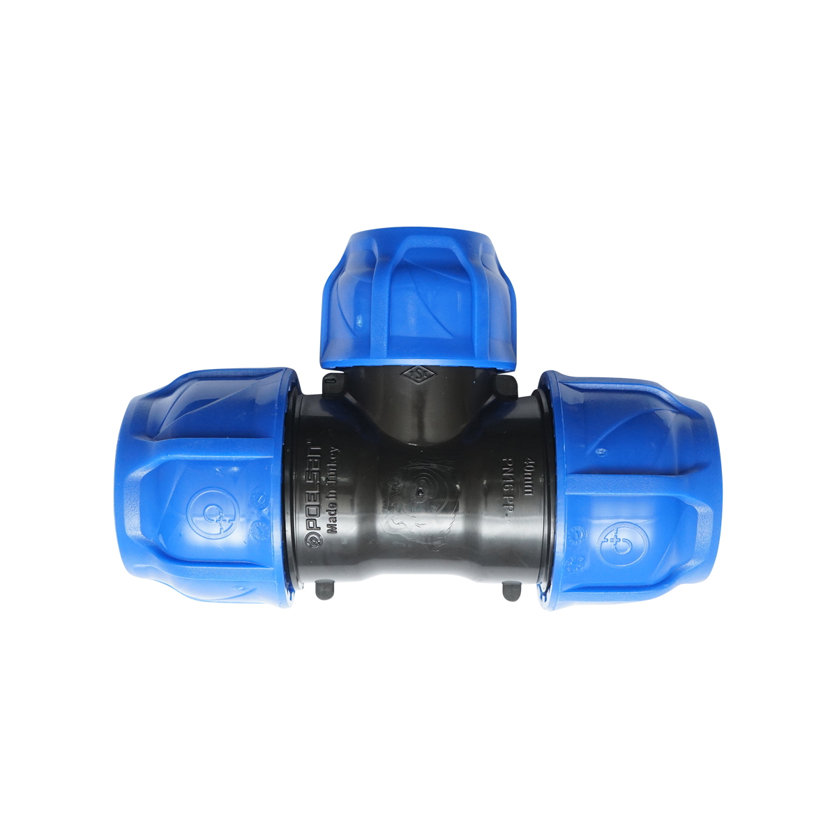Teu reductie compresiune D40x32x40mm, PN16 pentru sisteme de irigatii