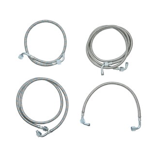 Set 4 furtune hidraulice troliu pentru Tractor Forestier cu lungime de 500/800/1300/1800mm