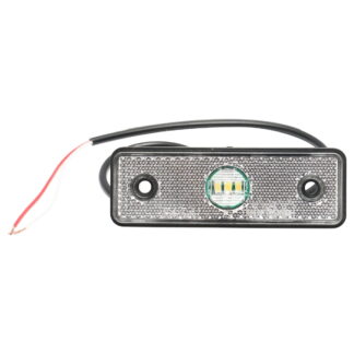 Lampa laterala de gabarit alba cu LED 24V