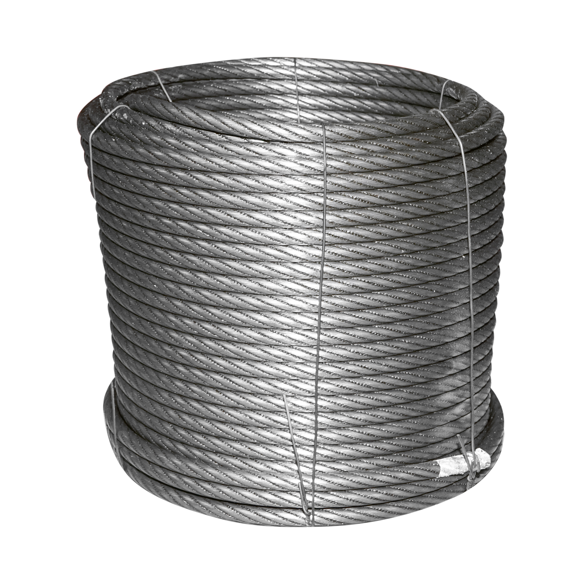 Cablu troliu otel 6x25 Ø 10mm cu inima metalica batuta 60m/rola