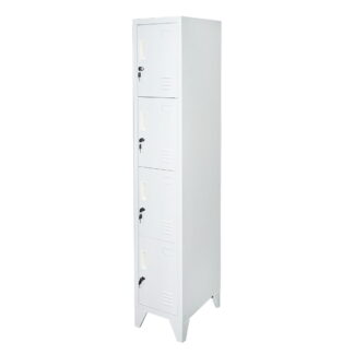Vestiar, dulap metalic cu 4 usi securizate 1700x300x450mm Breckner Germany