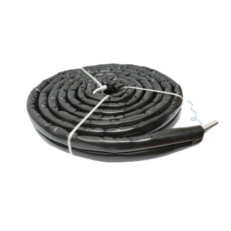 Teava 10m dubla din inox DN16-3/4 gofrata, flexibila, izolat cu cablu pentru sonda temperatura pentru instalatii solare rezidentiale