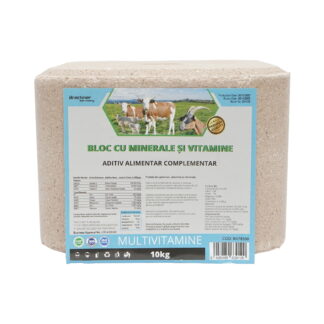 Bloc sare 10kg multivitamine pentru animale Breckner Germany