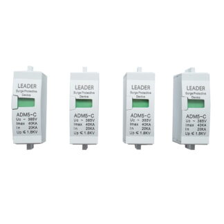 Set 4 cartuse pentru descarcator supratensiune AC SPD 4P-40KA Leader