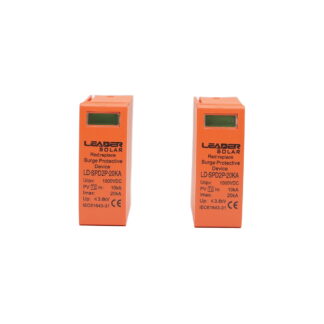 Set 2 cartuse pentru descarcator supratensiune DC SPD 2P-20KA 1000V Leader