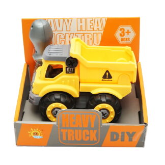 Jucarie camion verde tip Montessori pentru copii +3 ani