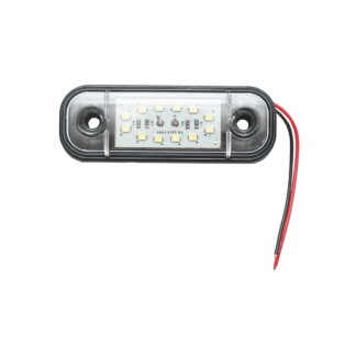 Lampa laterala gabarit slim LED 12-24V, alba FR0175 Breckner Germany