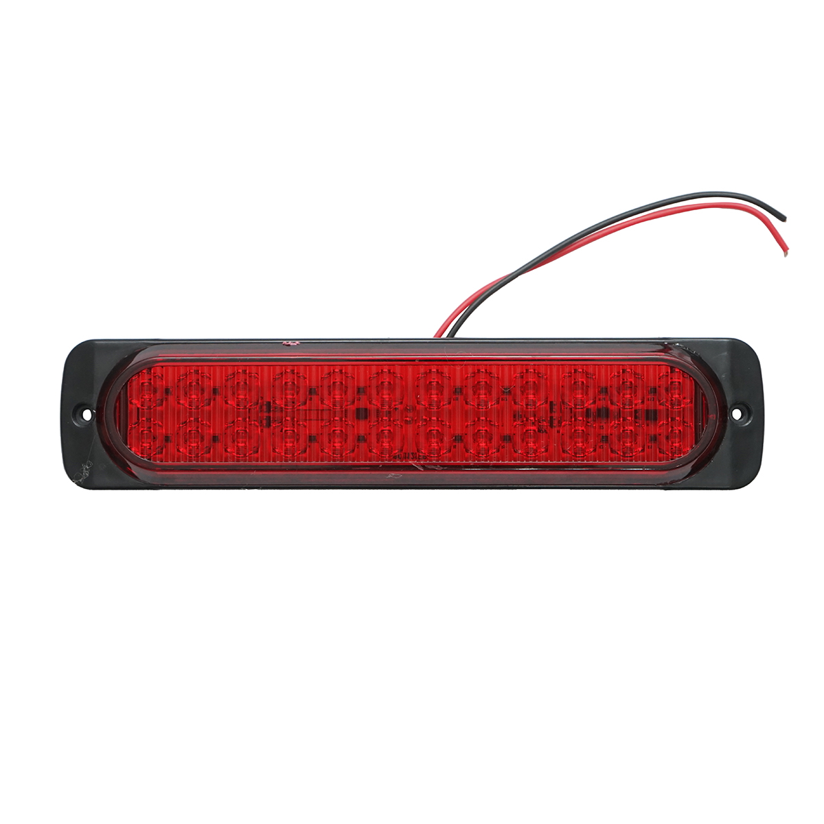 Lampa laterala gabarit slim LED 12-24V rosie 195x45x15mm FR1280 Breckner Germany