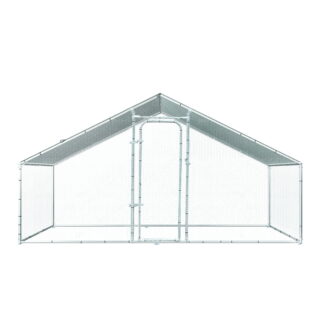 Cotet exterior pentru pasari din otel galvanizat 200x300x200cm