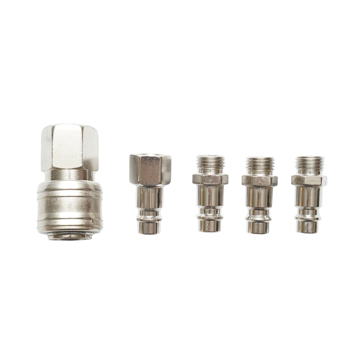 Set 5 cuple rapide 1/4 pentru furtunuri aer comprimat si scule pneumatice