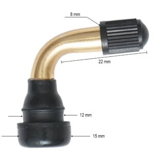 Valva roata tubeless aluminiu 90 grade PVR40X