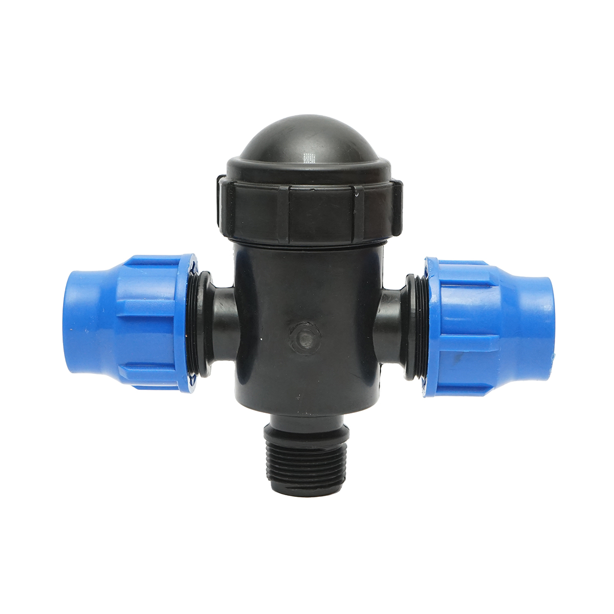Filtru plastic teu cu sita 30x30mmx1 tol pentru sisteme de irigatii