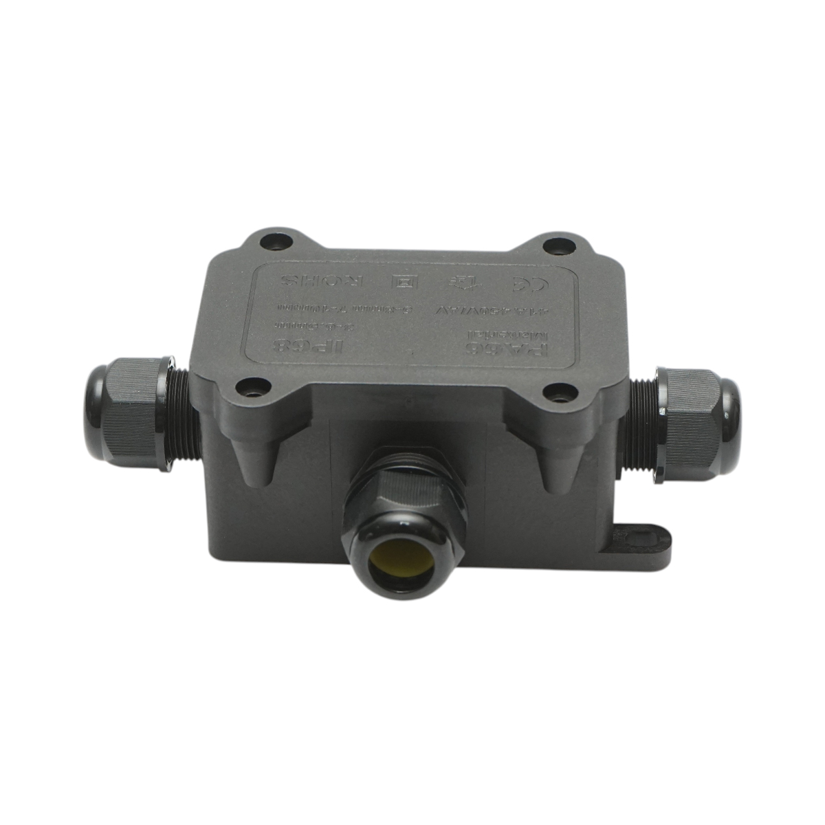 Doza derivatie etansa cu presetupe 41A 450V AC, 3 intrari 3-10mm IP68 Longroad