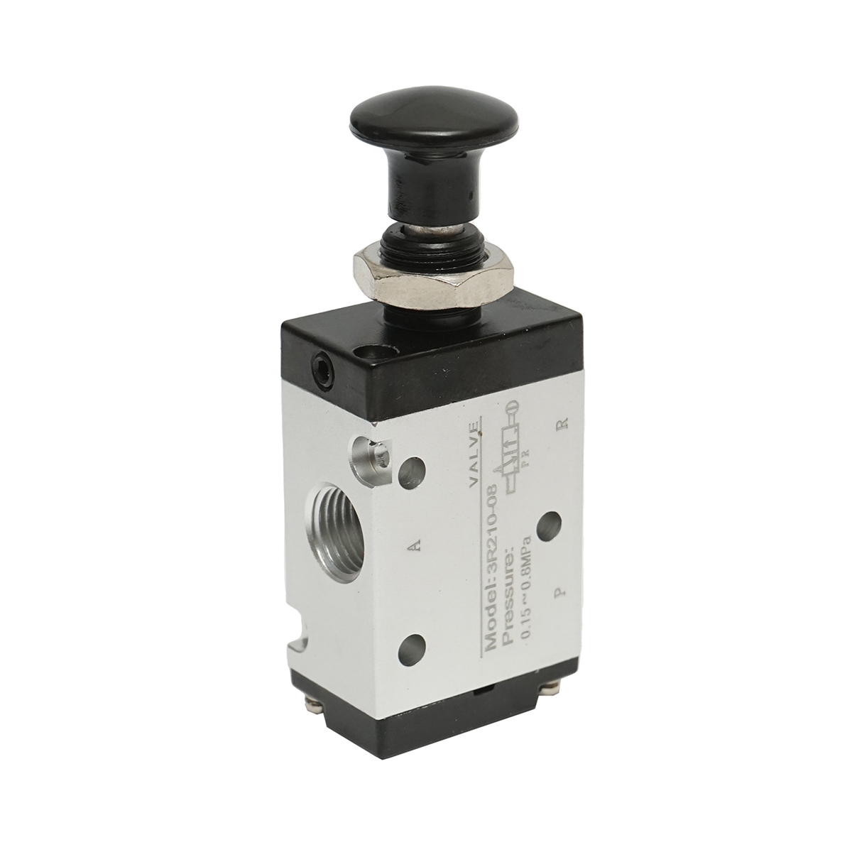 Electrovalva pneumatica 3 cai, 2 pozitii G 1/4 cu maner