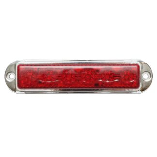 Lampa laterala gabarit slim rosie cromata LED 12-24V, galbena FR1286CR Breckner Germany