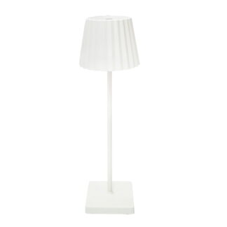Lampa de masa LED 3W alba, baterie 3.7V/1800mAh, reincarcabila USB 5V/1A Breckner Germany