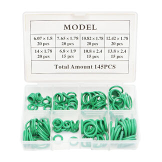 Trusa O-ring verde pentru sistem de aer conditionat 145 piese