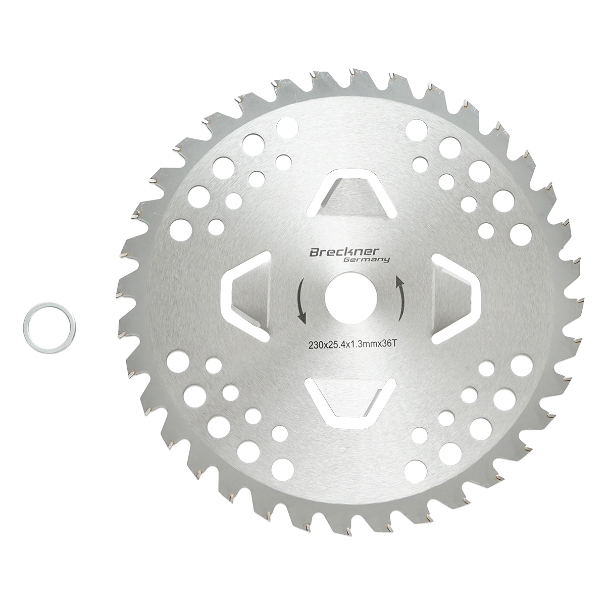 Disc circular vidia 230x25.4x1.3mm, 36 dinti pentru motocoasa de umar Breckner Germany