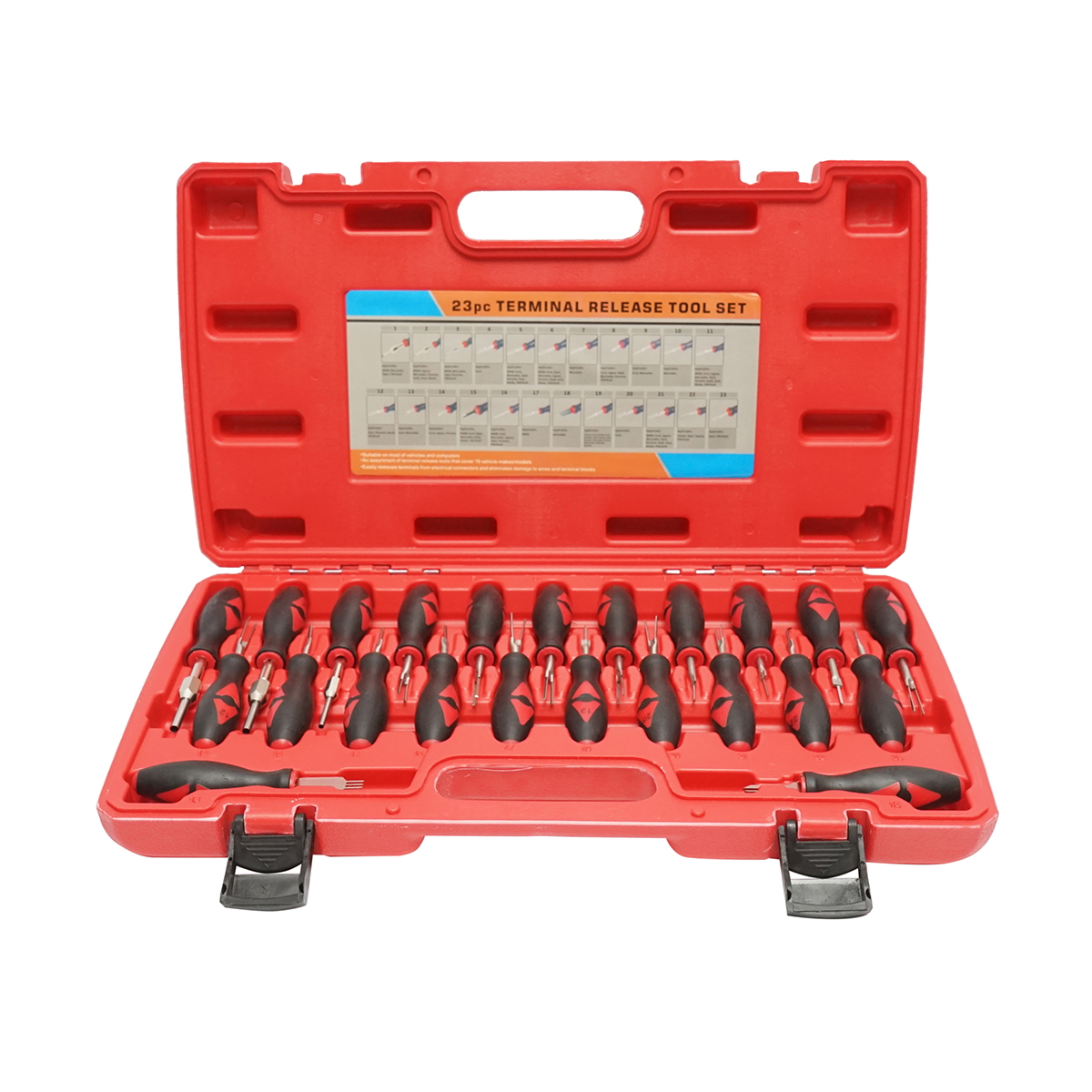 Trusa demontat pini terminale, conectori, cuple electrice auto 23 piese Breckner Germany