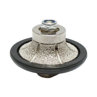 Freza diamantata semibaston B15, D65mm, raza 15mm, filet M14 pentru canturi marmura Breckner Germany