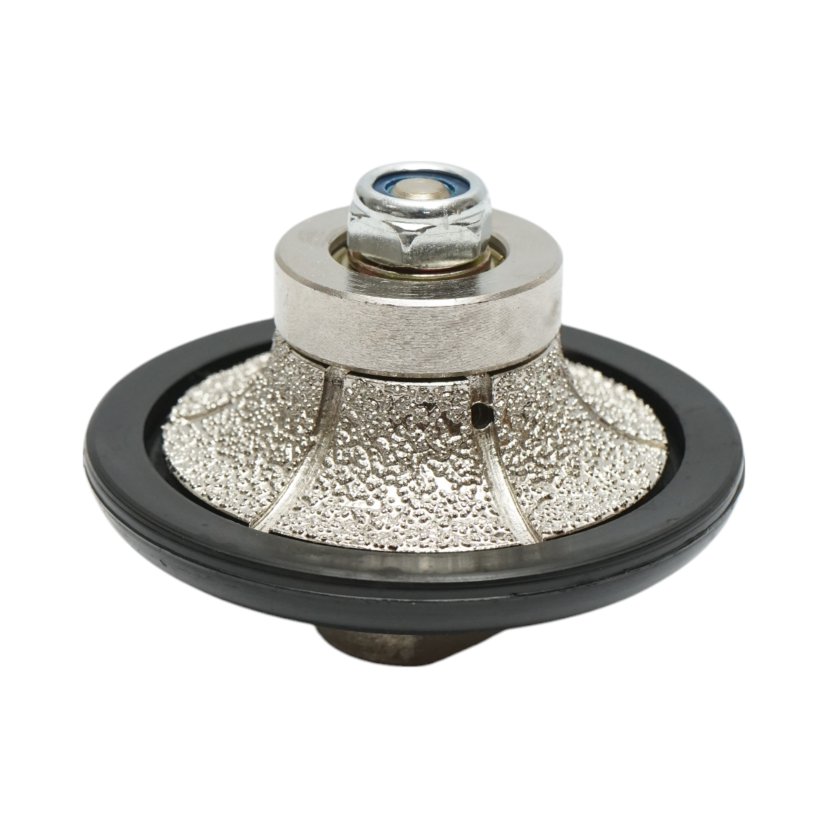 Freza diamantata semibaston B15, D65mm, raza 15mm, filet M14 pentru canturi marmura Breckner Germany